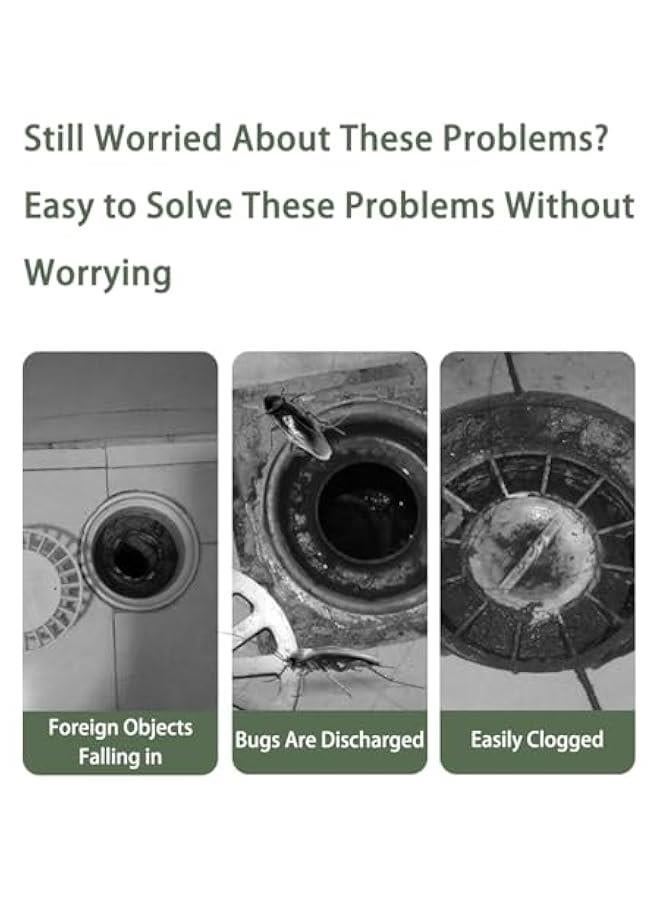 MOXO 5 Drain Hair Catcher Durable Silic Like Shower Drain Cover Hair Catcher for Bath Sink Shower and Bathtub Home Essentials Drain Cover to Help Prevent Clogging - Image 3