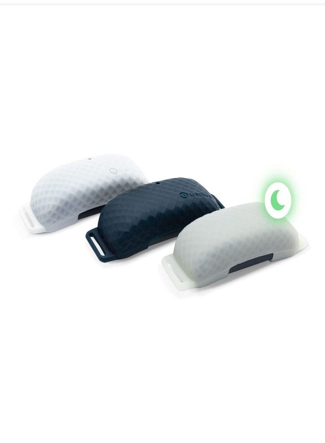 tractive GPS CAT 4 Collar Attachment x3, Midnight Blue, Glow-in-The-Dark, Snow - Image 1