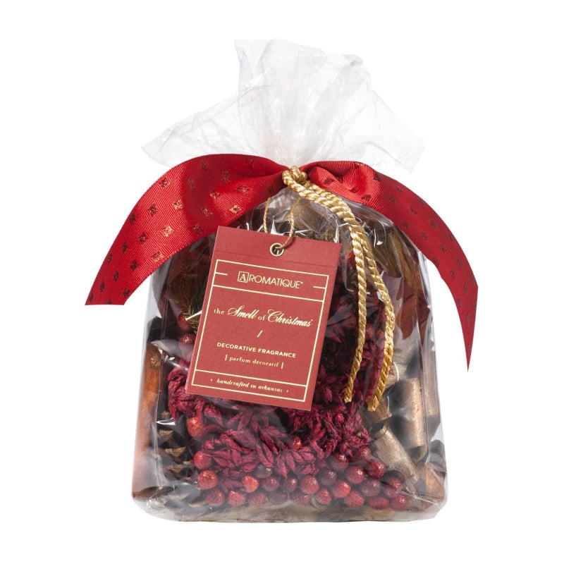 Aromatique The Smell of Christmas Potpourri Bag Decorative Home Fragrance Perfect Winter Decoration Long Lasting Room Sachet Air Freshener Botanicals Catchall Bowl Filler Decor Xmas Centerpiece 7oz