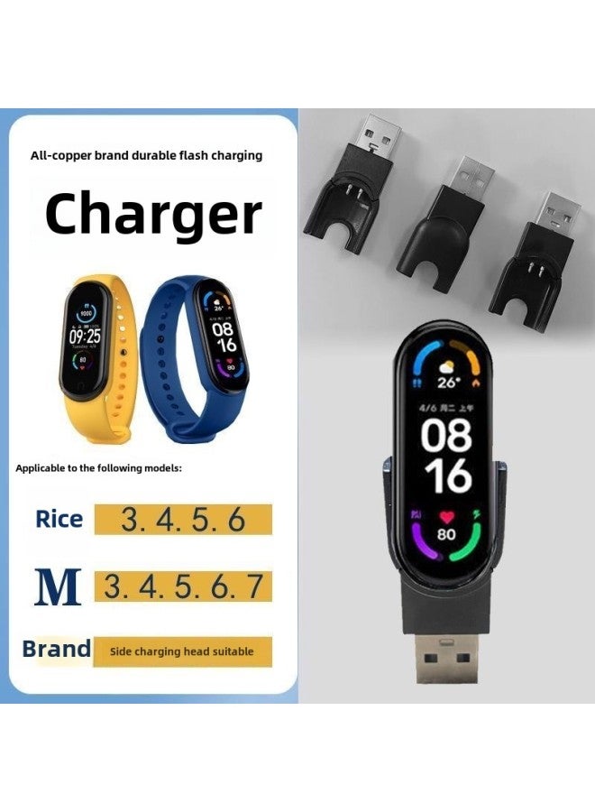 Smart Bracelet USB Charging Cable Suitable For M8M7M6M5 Original Fast Charging Convenient And Safe-Color:Black  - Image 4