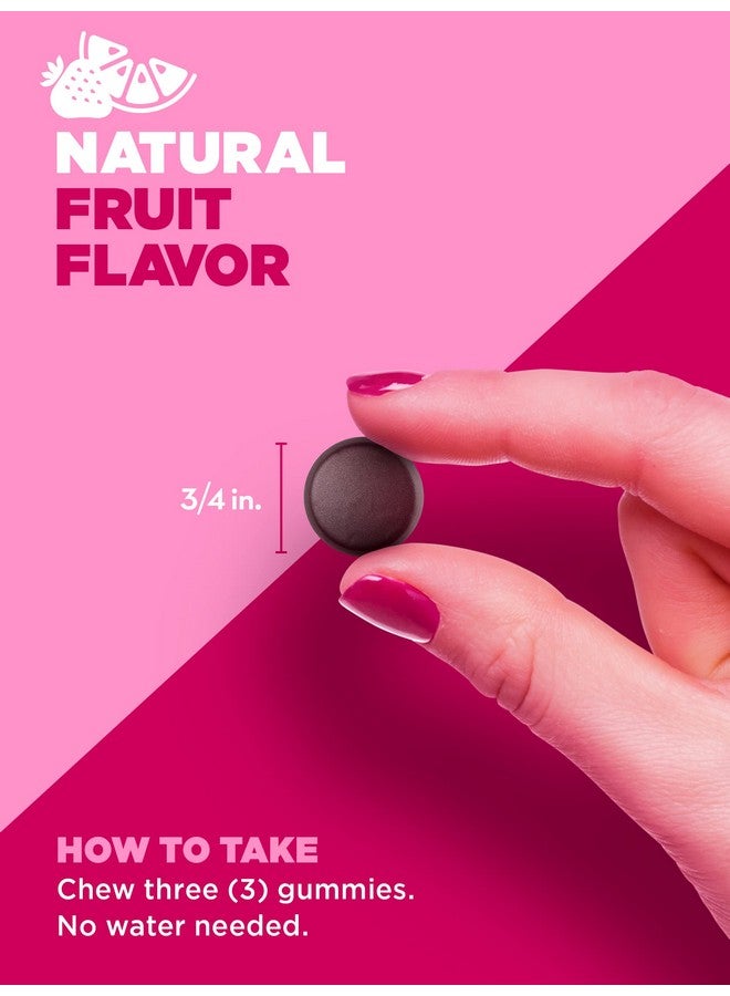 PINK Prenatal Vitamins ; 60 Gummies With Dha And Folic Acid ; Nongmo & Gluten Free Multivitamin ; Natural Fruit Flavor - Image 4