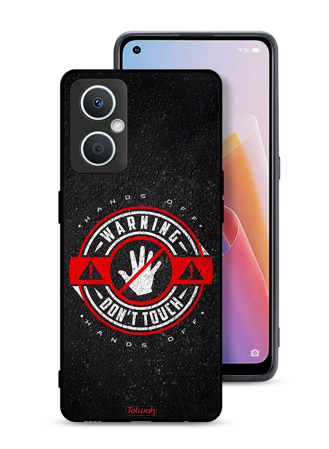 Tolwak Oppo A96 5G (China) Protective Case Cover Warning Do Not Touch - Image 1
