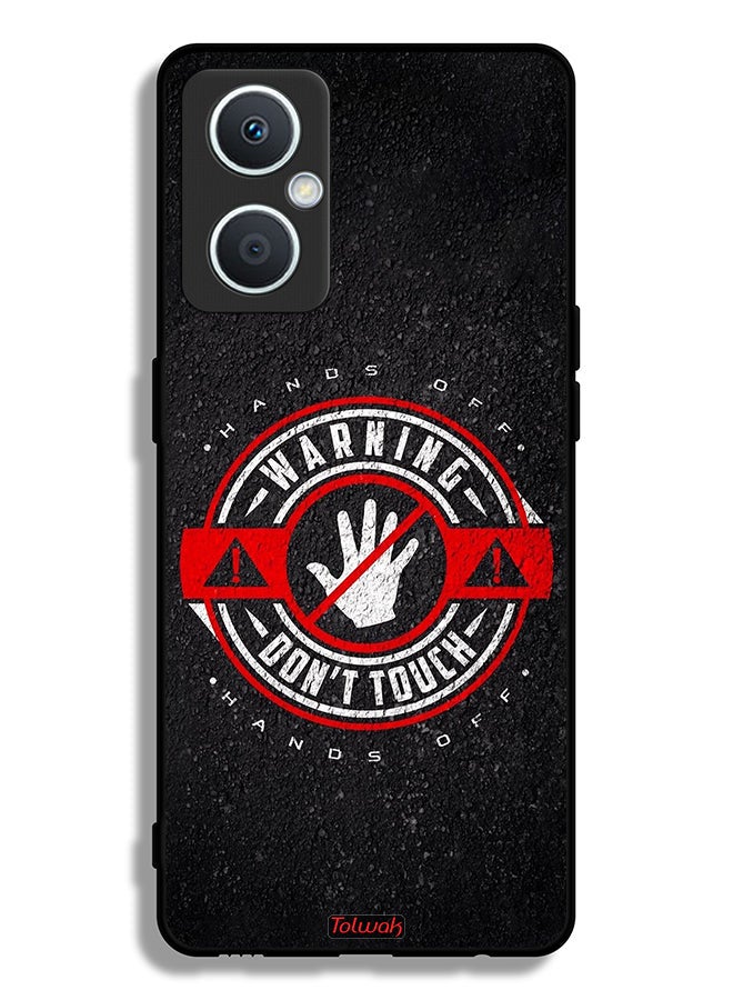 Tolwak Oppo A96 5G (China) Protective Case Cover Warning Do Not Touch - Image 2