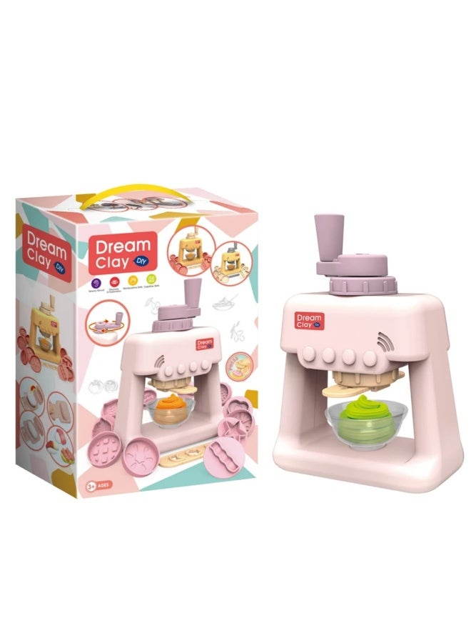 لعبة ماكينة صنع المعجنات والعجائن للأطفال – Dream Clay – مع قوالب وأدوات تشكيل - Image 2