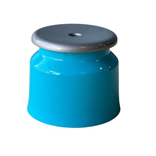 Mahaware Heavy Duty Plastic Stool for Home Use, Bathroom & Kitchen - Strong Anti-Slip Stool for Sitting, Small Stool for Bathroom, Outdoor & Kitchen Use, Blue - Image 1