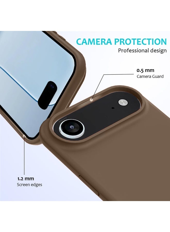 Compatible with iPhone 17 Air Case 6.5", Slim Liquid Silicone 3 Layers Full Covered Soft Gel Rubber 17 Air Phone Cases Cover 6.5 inch - Image 4
