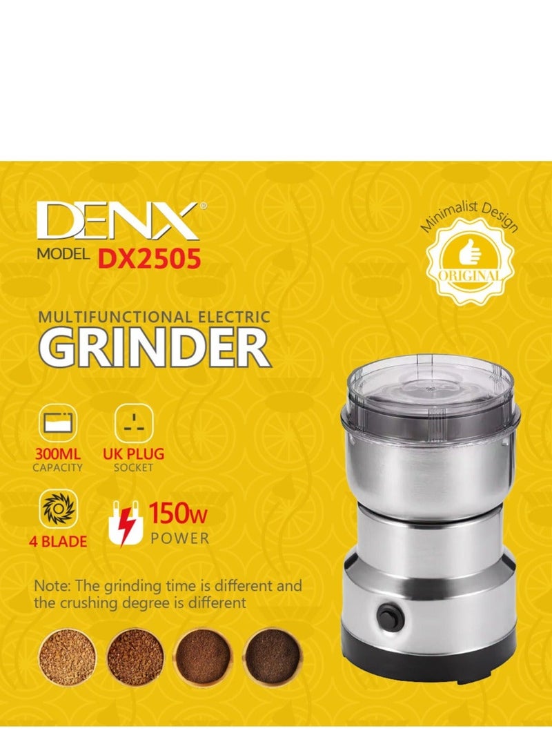 Denx MULTIFUNCTIONAL ERECTRIC GRINDER | 300ml capacity | 150w | DX2505 - Image 3