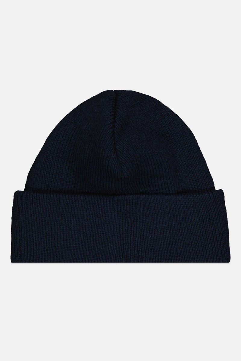DOCKERS Men Textured Beanie, Dark Navy - Image 2