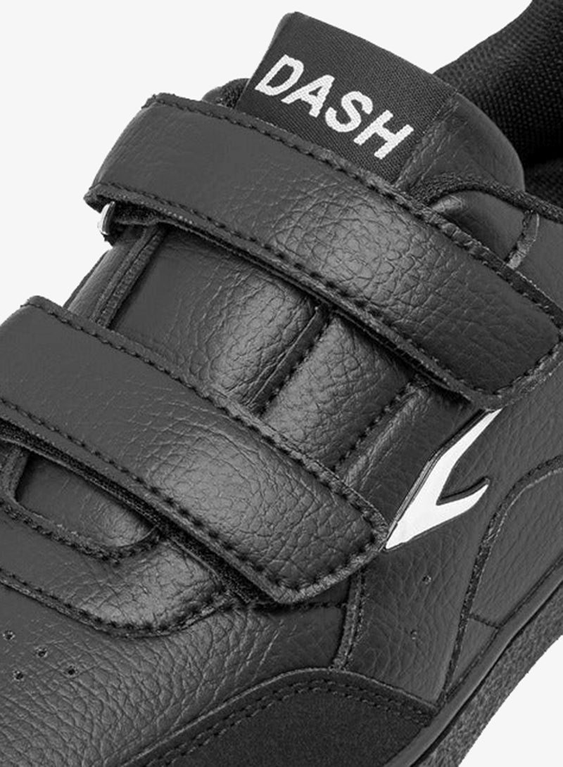 Dash Boys Logo Detail Sneakers with Hook and Loop Closure - Image 4