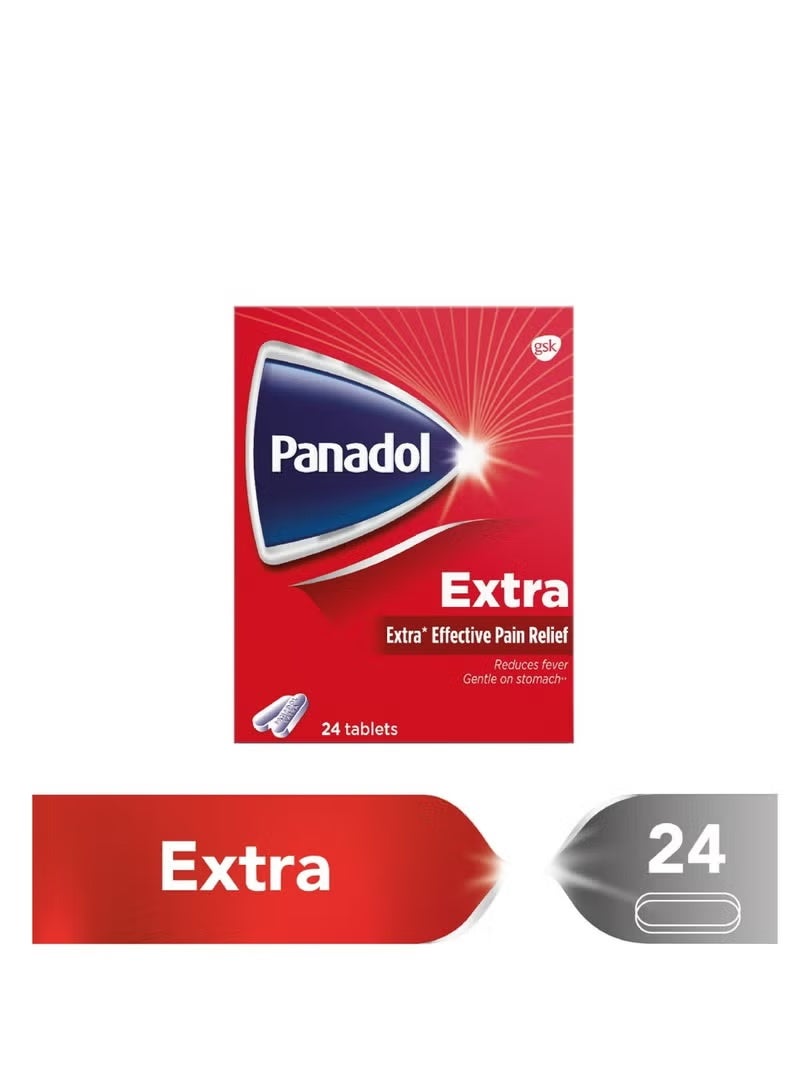 بانادول 3 عبوات من بانادول اكسترا 24 قرص - Image 2