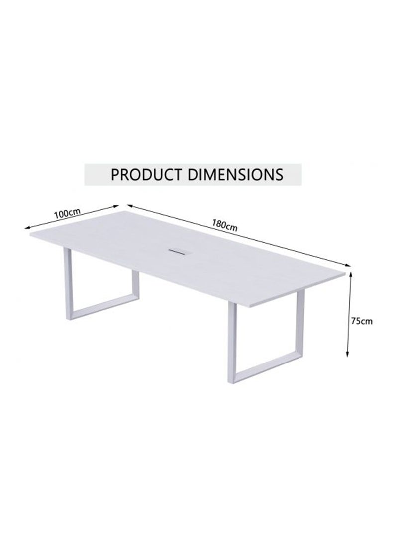 Mahmayi Vorm 136-18 4 Seater White Conference-Meeting Table
