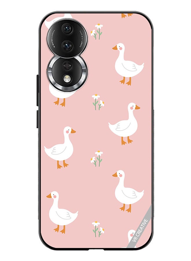 VR CREATIVE Protective Case Cover For Honor 80 Cute White Swan Goose Design Multicolour - Image 1