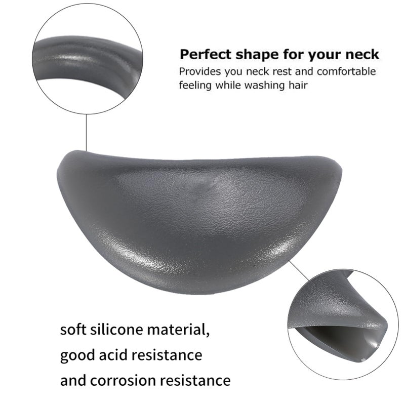 Rotekt Salon Neck Rest Cushion  Silicone Vertical Shampoo Bowl Pillow headwash neck protector  Durable Soft Hair Washing Sink Basin Tool hairdresser washbasin hairdressing accessories - Image 2
