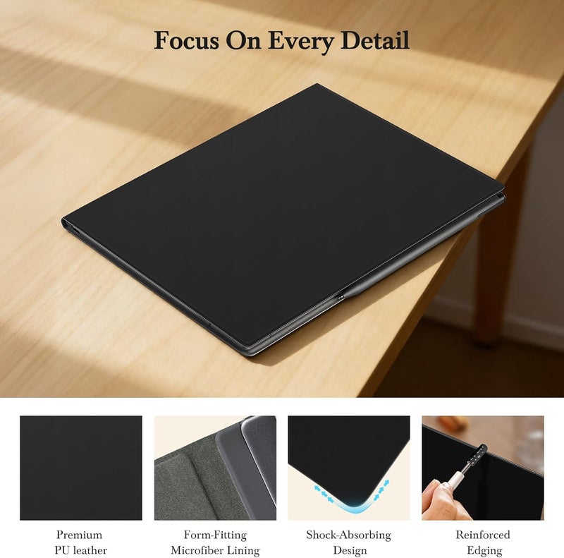 Ayotu Case for Remarkable 2 Paper Tablet 10.3" 2020 Released, Book Folio Design with Bulit-in Magnet, Premuin PU Leather Cover, Black (Exclusive Templates Provided) - Image 4