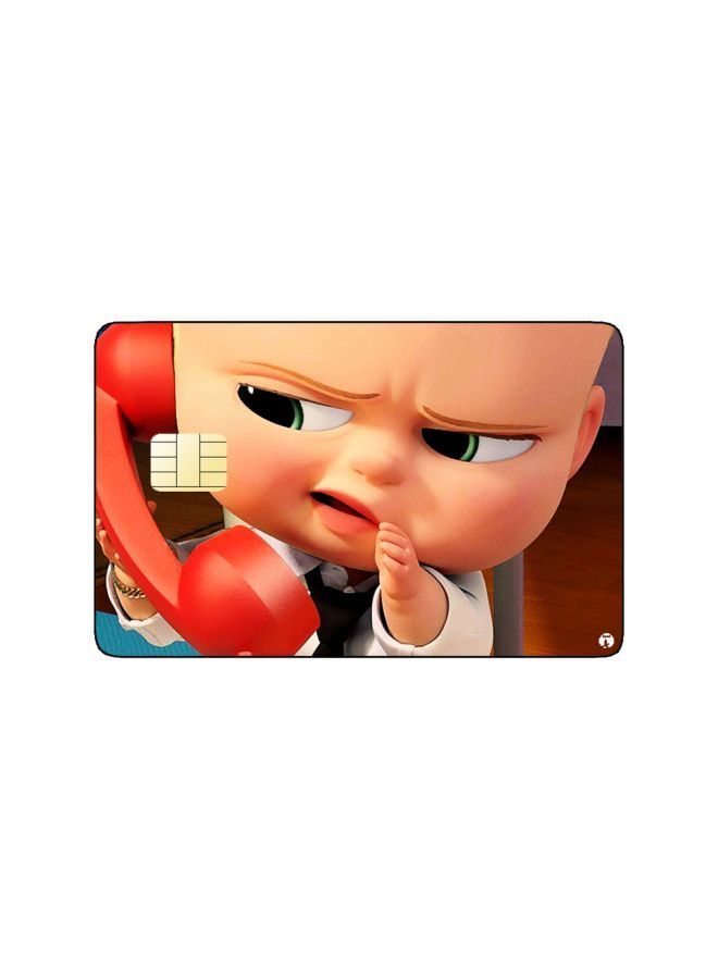 RKN PRINTED BANK CARD STICKER Animation Boss Baby By Dreamworks - Image 1