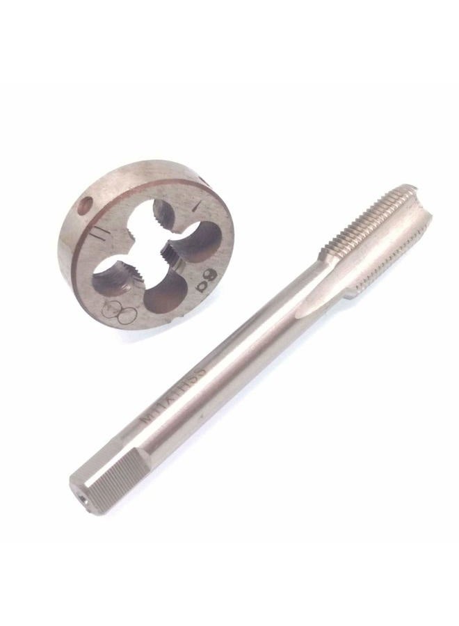HSS M11 x 1mm Tap and M11 x 1mm Die Metric Thread Right Hand