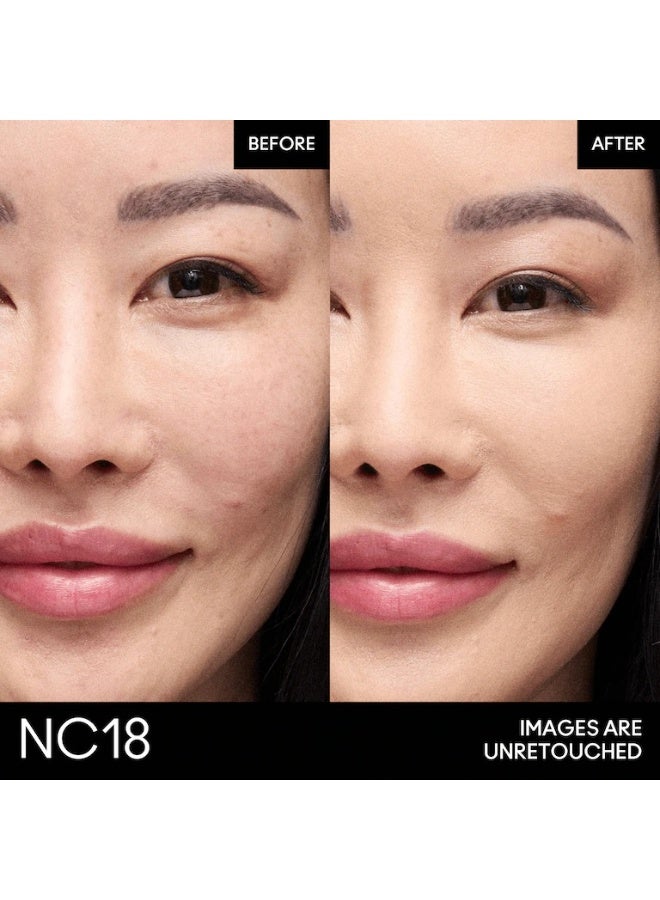 MAC Cosmetics Studio Fix Fluid SPF 15 24HR Matte Foundation + Oil Control NC18 - Image 3