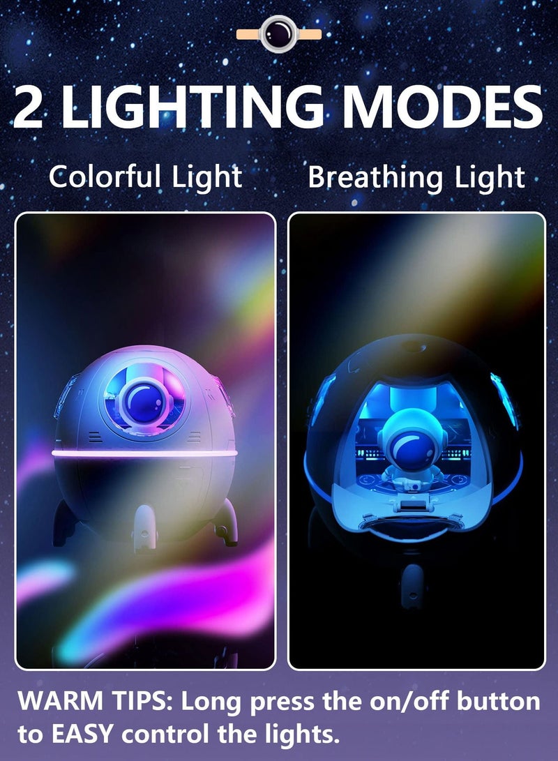 Arabest مرطب هواء محمول صغير، مرطبات ضباب بارد 220 مل، مرطب صغير مكتبي USB مع إيقاف تشغيل تلقائي، أضواء ملونة، مرطب لغرفة النوم للأطفال والنباتات والسفر. - Image 4