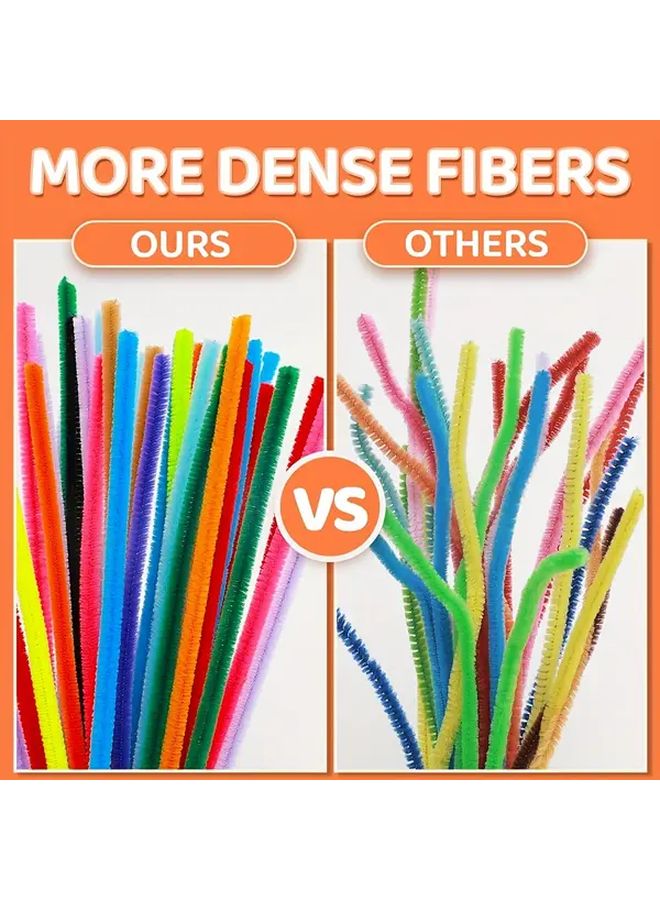 Brown Pipe Cleaners Set 500pcs Flexible Twist Rods For Arts And Crafts Projects - Image 3