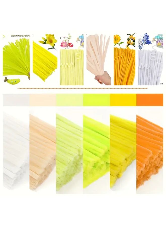 Brown Pipe Cleaners Set 500pcs Flexible Twist Rods For Arts And Crafts Projects - Image 5