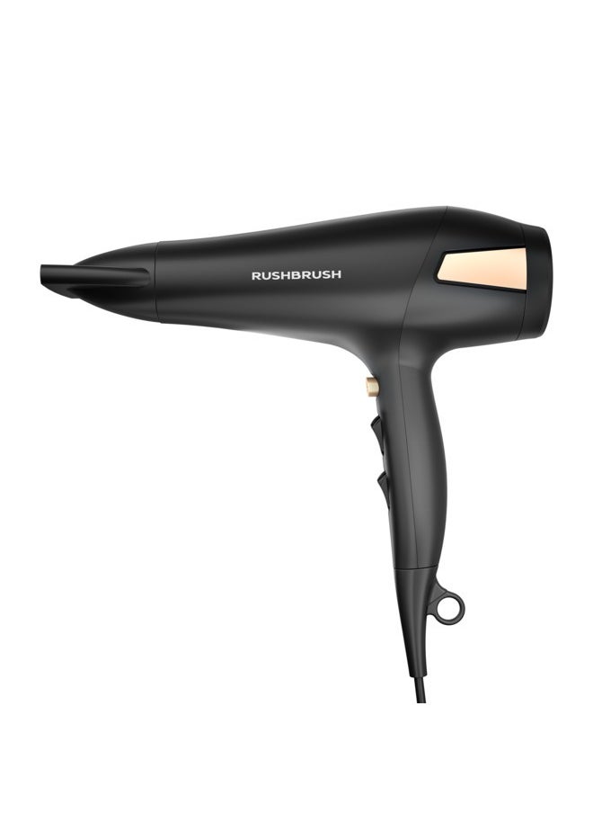 راش براش - مجفف الشعر D2 PRO أسود بقوة 2500 وات - Image 1