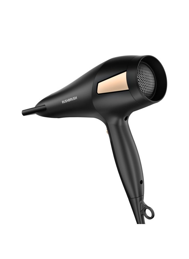 راش براش - مجفف الشعر D2 PRO أسود بقوة 2500 وات - Image 1