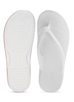 Paragon PARAGON K1129G Slippers for Men | Comfortable, Lightweight, Durable Flip Flops with Rubberised EVA Sole | Easy Washable Slip Ons | Ideal for Everyday Use White  - Image 4
