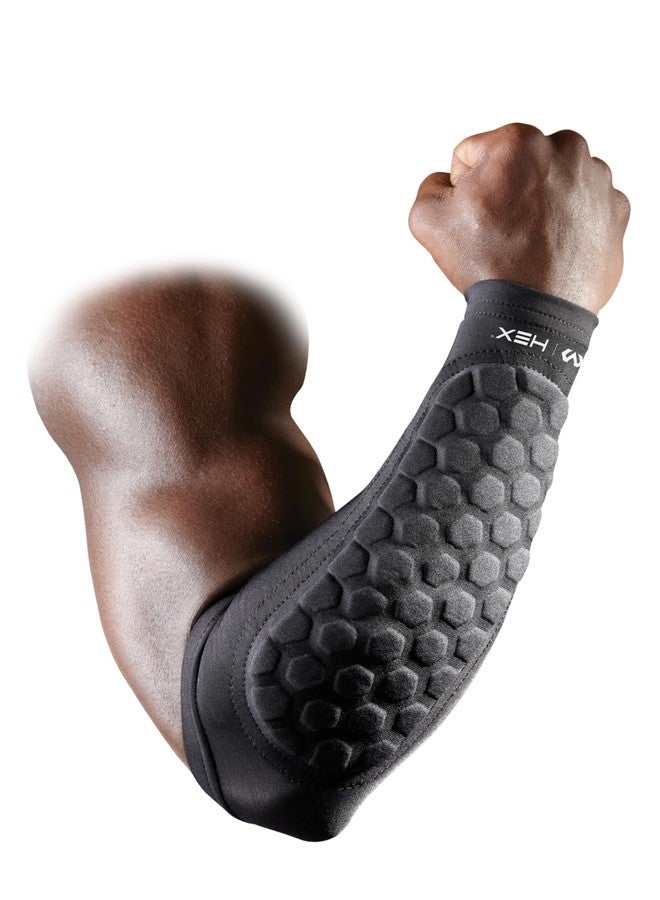 Mcdavid Hex Padded Forearm Compression Sleeve for Football & Contact Sports, Moisture Wicking to Keep You Dry & Cool, Includes 2 Sleeves X-Small - Image 1