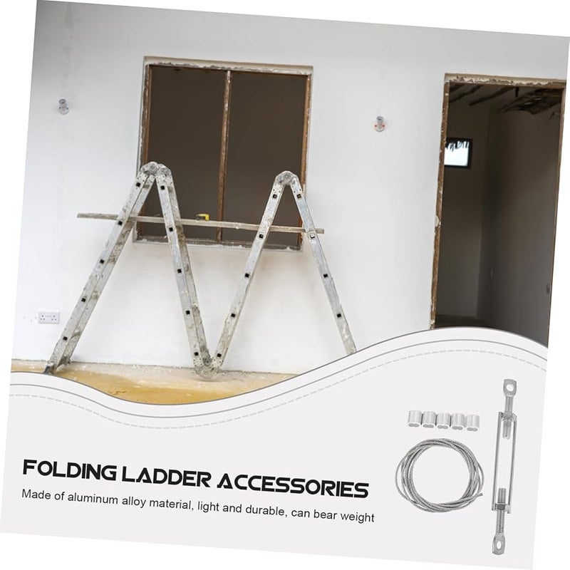 Steel Wire Fasteners Aluminum Clips Rope Set for Secure Scaffold Support and Stability - Image 4