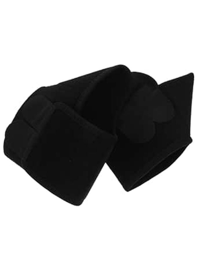 Ankle Brace Sprain Support Sleeve Pair Black Medium For Shoe Size 32 37 Youth Sports - Image 1