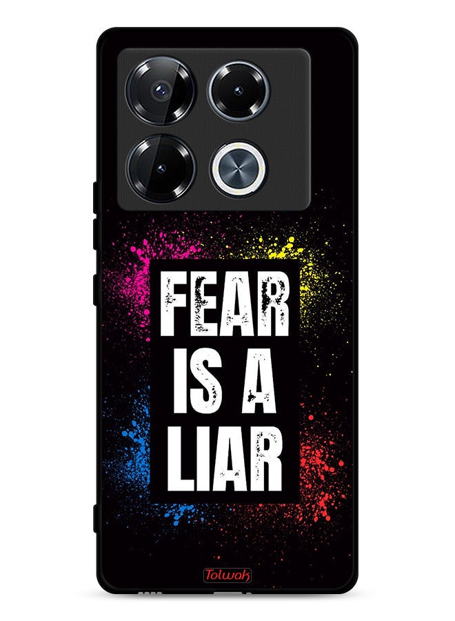 Tolwak Infinix Note 40 Pro 5G Protective Case Cover Fear Is A Liar - Image 1