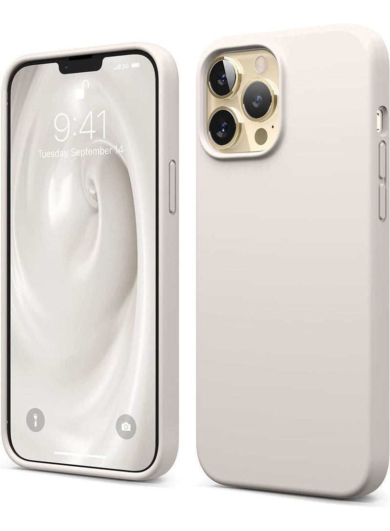 Elago Silicone for iPhone 13 Pro MAX Case Cover - Stone  - Image 1
