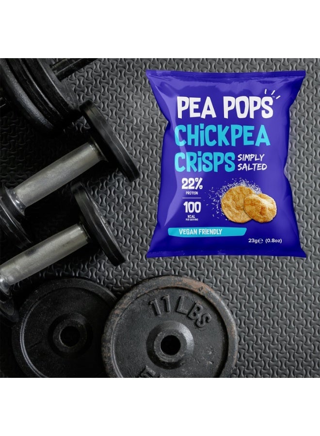 Pea Pops Healthy Chickpea Crisps - Low Calorie, Gluten Free, 28% Protein Snacks that are Popped Not Fried ( 23g, Smoky BBQ) - Image 2
