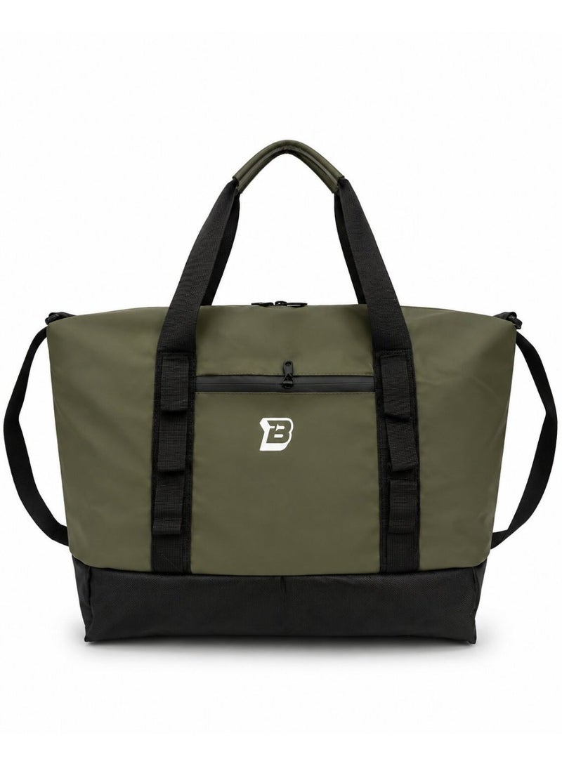 BRISK DFL004 - Waterproof Large Two-Tone Gym Duffel Bag for Men & Women - Durable Sports & Travel Bag - Image 2