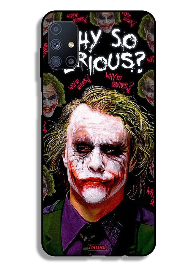 Tolwak Samsung Galaxy M51 Protective Case Cover Why So Serious - Image 2