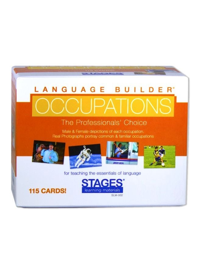 Stages Learning Language Builder Occupations Card Game 304048 - Image 2