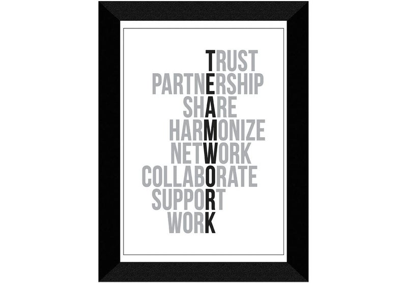 SAF paintings Motivational Quote Poster with Frame for Office Wall School Entrepreneur students Classroom and Home Decoration | Inspirational Quotes Posters for Gifting 11 inch x 14 inch SANFK32699 - Image 2
