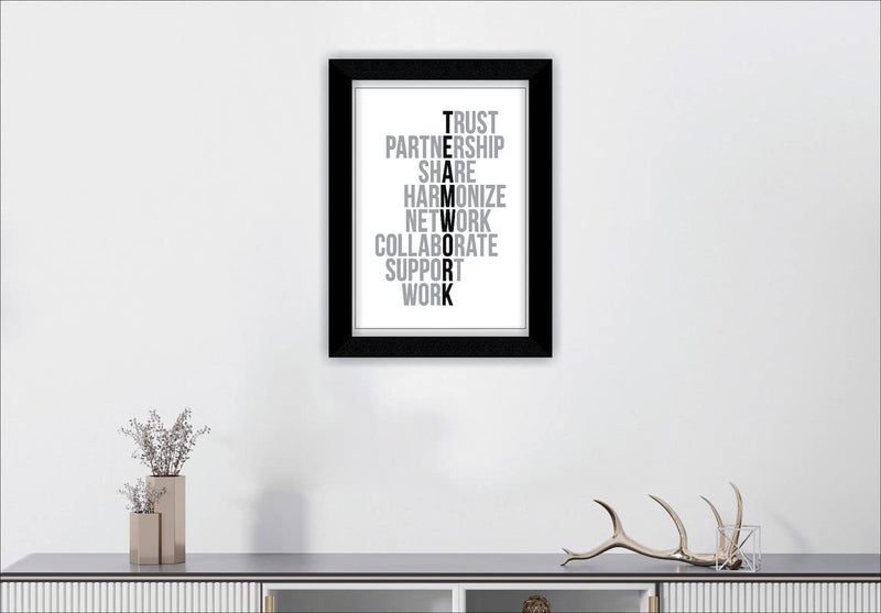 SAF paintings Motivational Quote Poster with Frame for Office Wall School Entrepreneur students Classroom and Home Decoration | Inspirational Quotes Posters for Gifting 11 inch x 14 inch SANFK32699 - Image 3