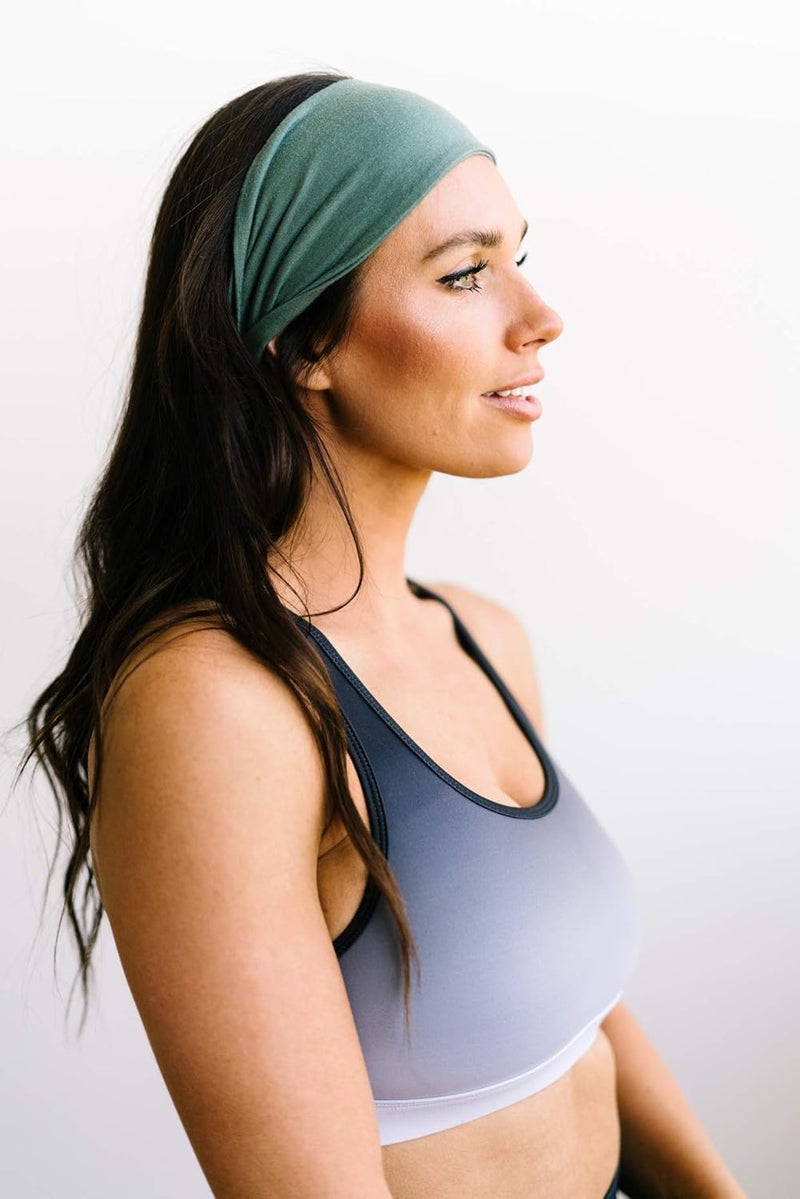 Maven Thread 4" Wide Workout Headbands for Women (2 Pack) – Non-Slip Sweatbands for Gym, Running & Yoga - Image 3