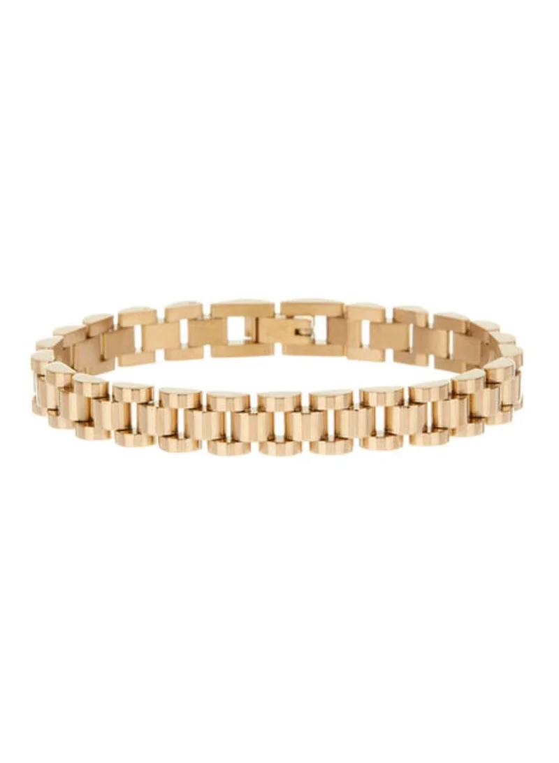 LUV AJ Timepiece Bracelet-Gold