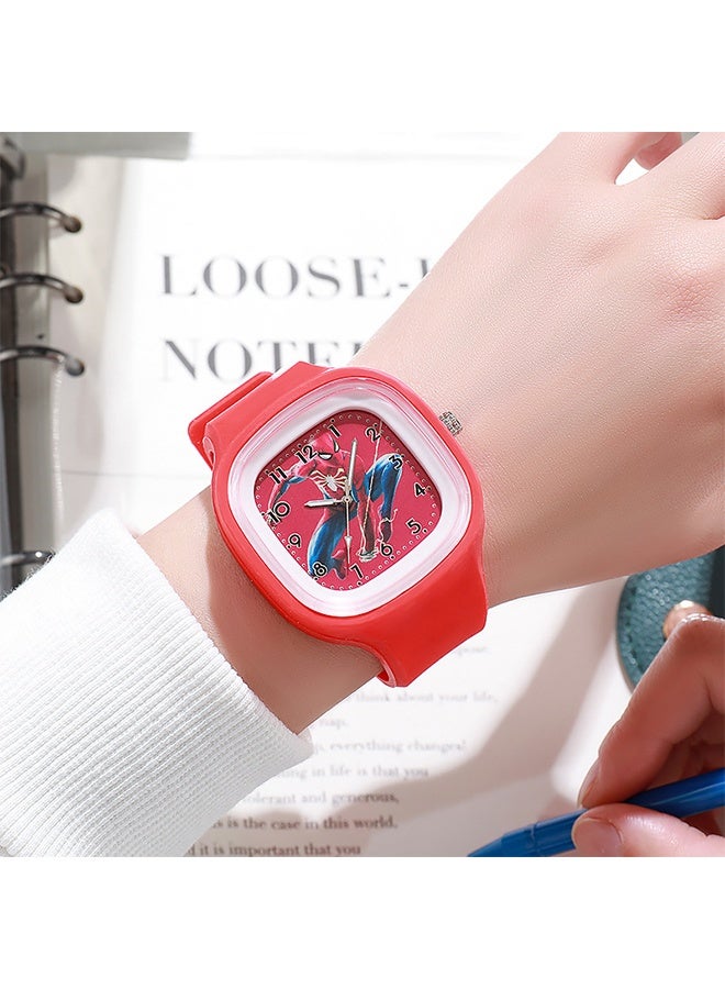 SPIDERMAN 2Pcs Kids Watch - Superhero Watch for Boys & Girls, Adjustable Strap Learning Time Wrist Watch, Cool Inexpensive Gift for Toddlers, Boys & Girls - Image 2