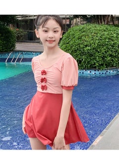 RedMapleTEK Girls Swimwear for Little, Medium and Large Girls New Sports Little Girls Swimwear Professional Swimwear  - Image 5