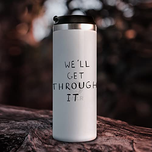 MR.R 15oz Sublimation Blanks Tumbler with Lid,Stainless Steel Double Wall Vacuum Insulated Travel Water bottle Straight Mug,Durable Powder Coated Coffee Cup,White, 450ml - Image 2