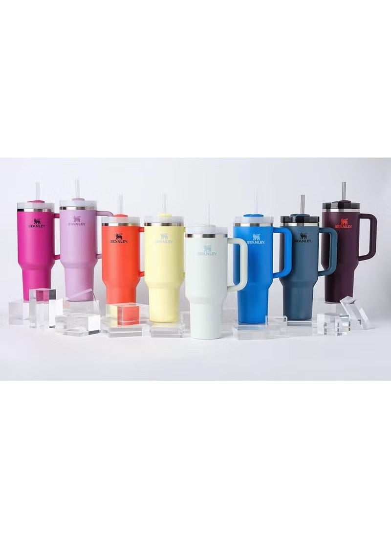 Stanley Stanley Quencher H2O Tumbler, 1.18 L Capacity, Insulated Mug with Handle and Straw, Leakproof, For Hot And Cold Beverage, Travel Mug  - Image 3