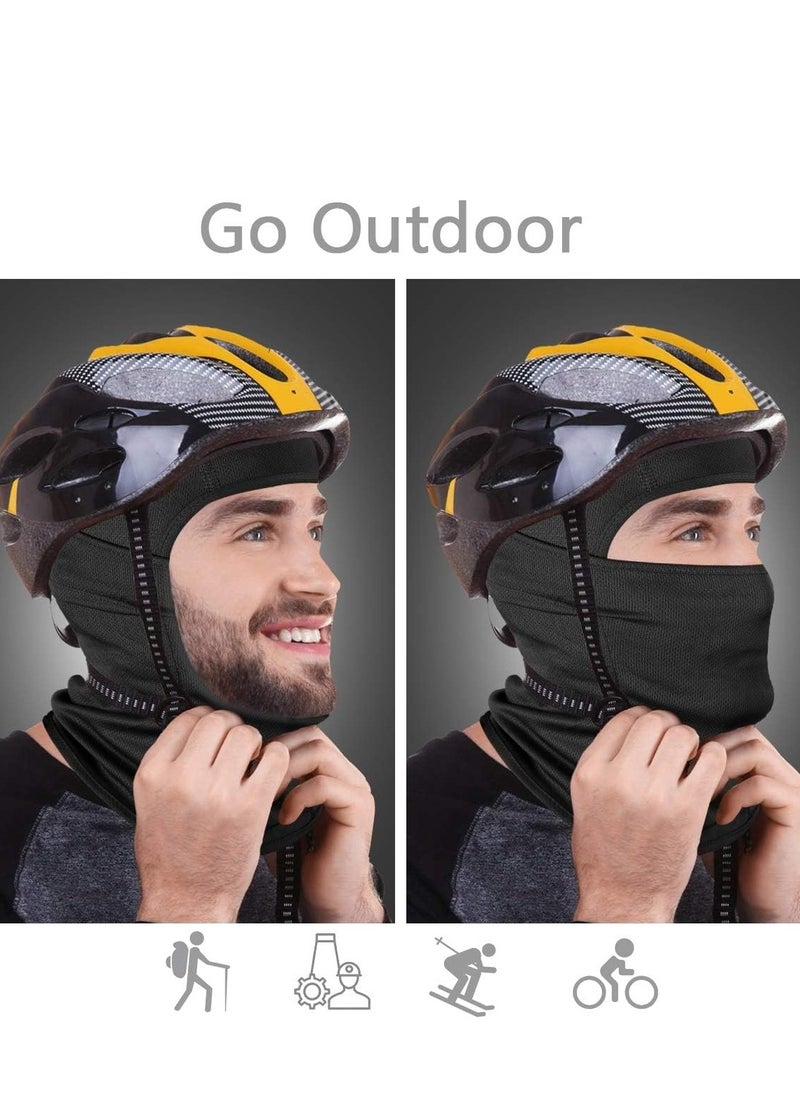 أم جي زي قناع وجه بالاكلافا، قناع واقٍ من الشمس للوجه بالكامل، وشاح تزلج للدراجات النارية يحمي الوجه من الأشعة فوق البنفسجية للرجال والنساء، قناع متعدد الأغراض لركوب الدراجات النارية والحماية من الأشعة فوق البنفسجية ومضاد للرياح وغطاء رأس تكتيكي لركوب الدراجات النارية وقناع تزلج مرن وقناع رياضي  - Image 4