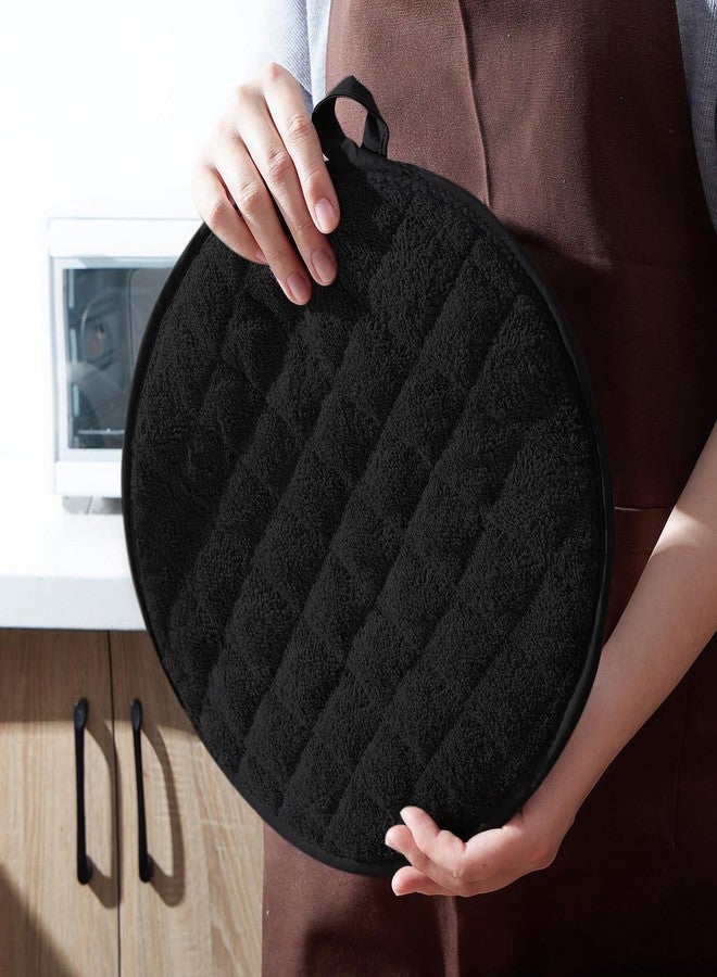 Lifaith Tortilla Warmer Pouch 12 Inch (2 Pack) - Microwaveable Fabric Insulated Food Server for Corn & Flour Tortillas - Insulated Bag Keeps Food Hot for up to 1 Hour - Kitchen Gifts (Black) - Image 5