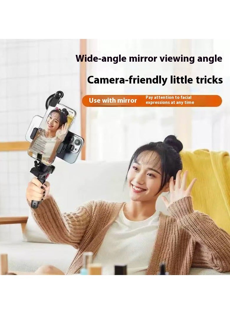 Portable Desktop Tripod with Multi-Function Phone Stand for Live Streaming, Selfie Recording & Teleprompter Use - Image 2