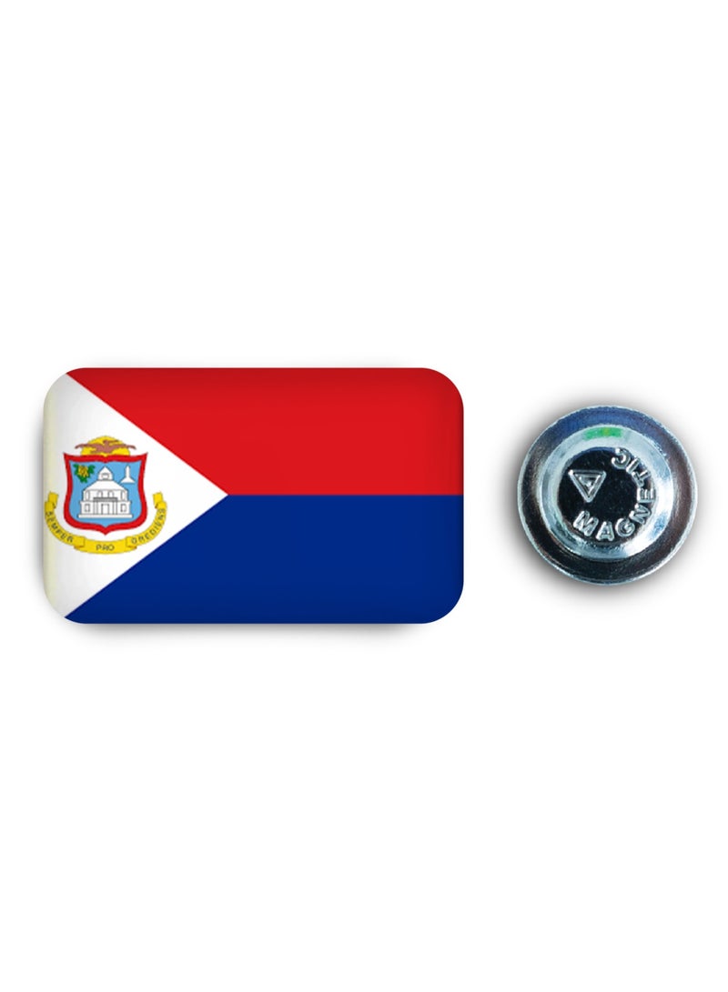 971ميديا شارة مغناطيسية بتصميم علم سينت مارتن - Image 1