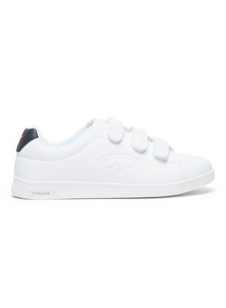 Women's White Casual Sneakers with Black Accent - Velcro Strap Design and Comfort Cushioned Sole for Everyday Style - pzsku/Z3563CD64E9E6824846D5Z/45/_/1730827489/9ebca5fd-05bc-4ecd-8ddf-8c06b6537cd4