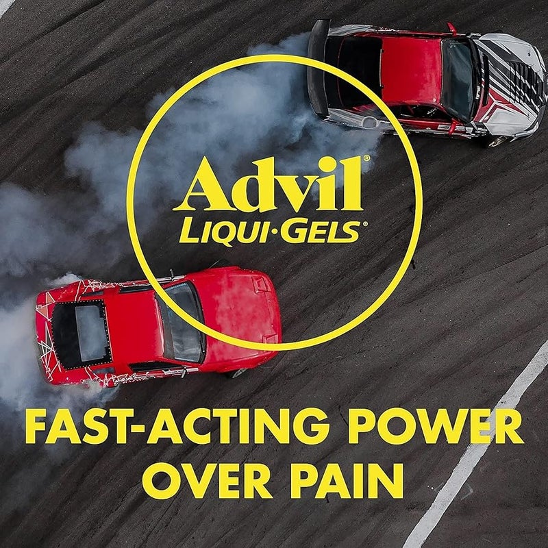 Advil Liqui-Gels Pain Reliever/Fever Reducer, Solubilized Ibuprofen 200mg, 2/Packet, 50 Packets/Box (016902) - Image 4